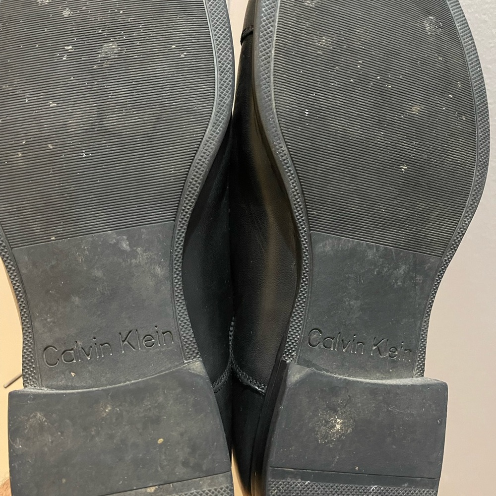 Calvin Klein Carlton lace-up dress shoes Blk Sz 9M - Picture 6 of 16